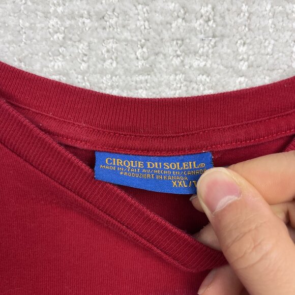 Cirque Du Soleil T Shirt Varekai Size 2XL Red Circus Circus Graphic Tee - Picture 7 of 16